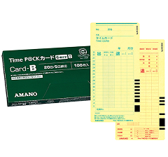 TimeP@CK カード（６欄印字）B