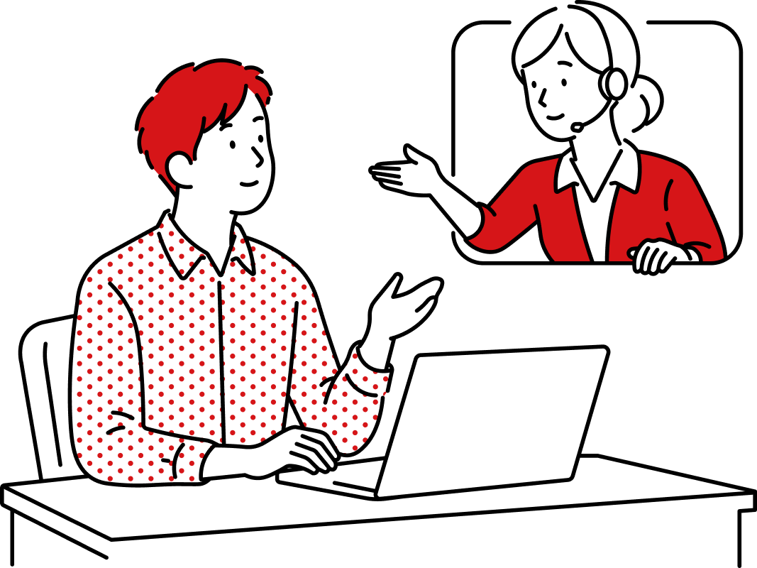 サポートのイメージイラスト