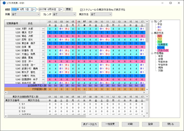 勤怠管理専用ソフト サッと勤怠 その他機能 Timep Ck タイムパック